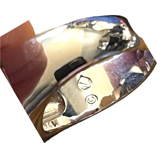 Authentic Swarovski Aqua Blue silver crystal chunky ring (swan) Retired - Picture 7 of 10